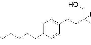 2-(4-heptylphenethyl)-2-nitropropane-1,3-diol