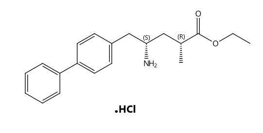 (2R,4S)-4-Amino-5-(biphenyl-4-yl)-2-methylpentanoic Acid Ethyl Ester Hydrochloride